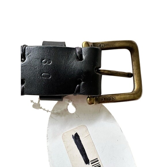 The Tackeria Leather Belt NWT Black Argentine Polo Gaucho Pampa 20 Black